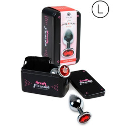 Secretplay - Plug Anal Taille L Rouge